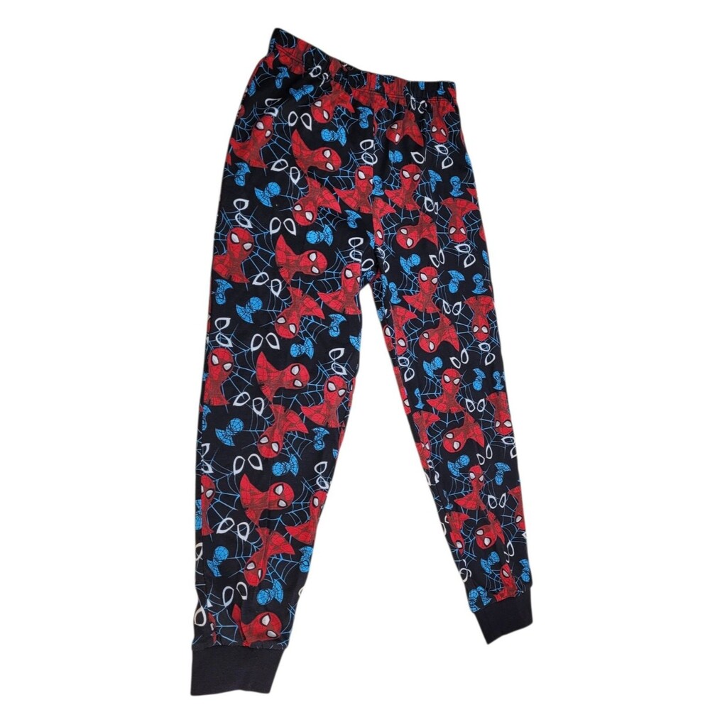 Marvel Boys Spider Man Pajama Pants size 6. Sleepwear Black/Red/Blue NWOT